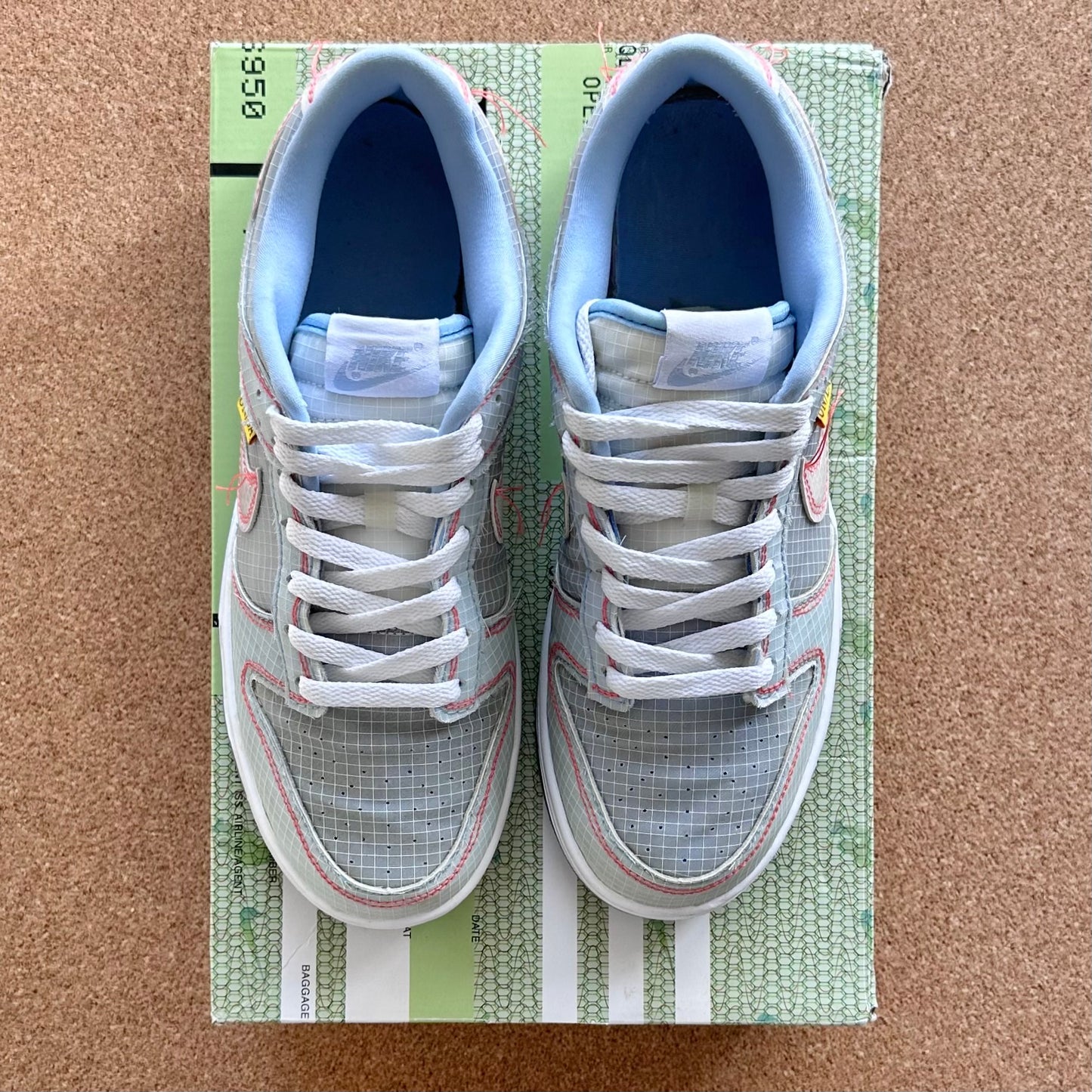 Preloved Nike Dunk Low - Union Passport Pack Argon (UK 7)