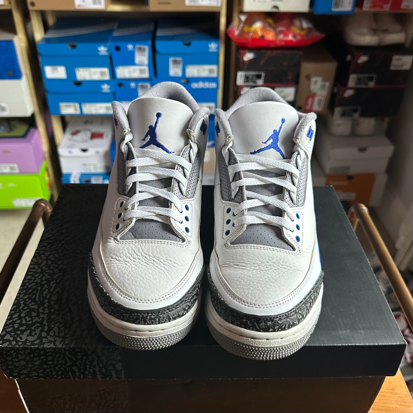 Preloved Air Jordan 3 Retro - Racer Blue (UK 8)