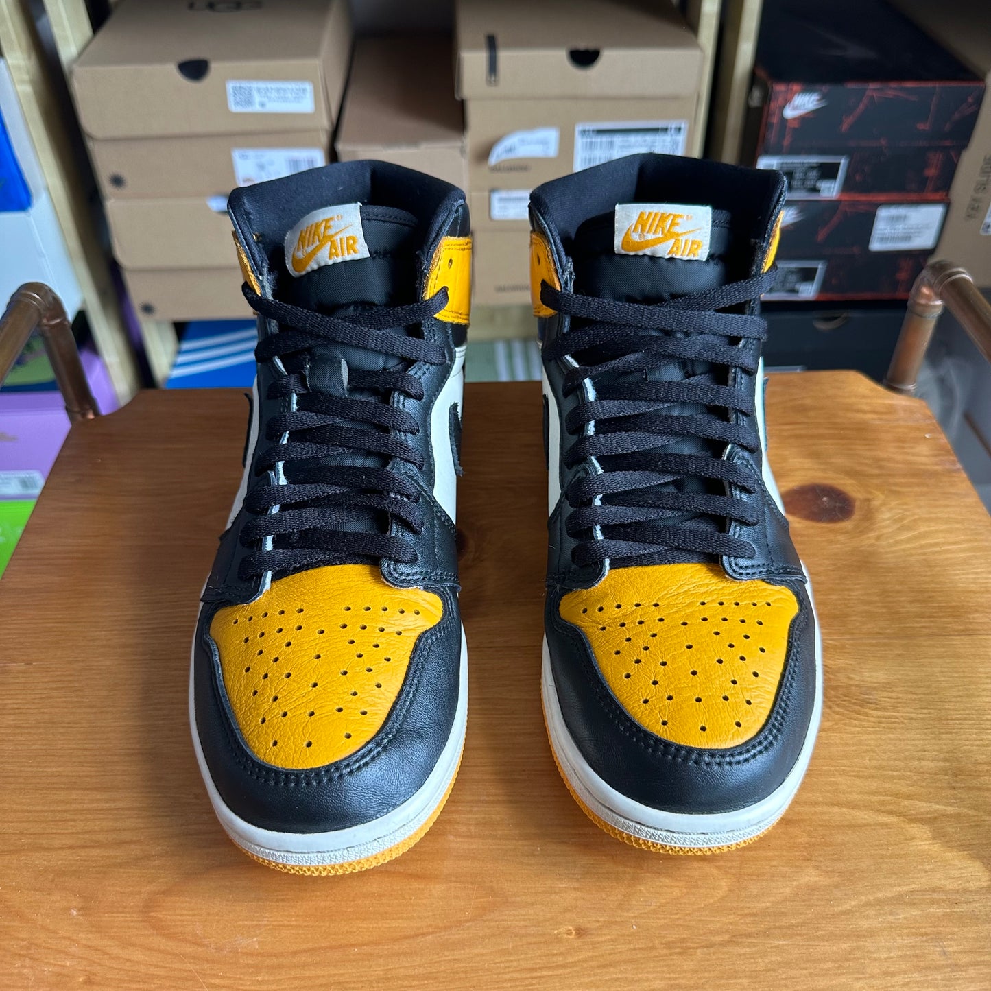 Preloved Air Jordan 1 Retro High OG - Taxi (UK 7.5) - No Box
