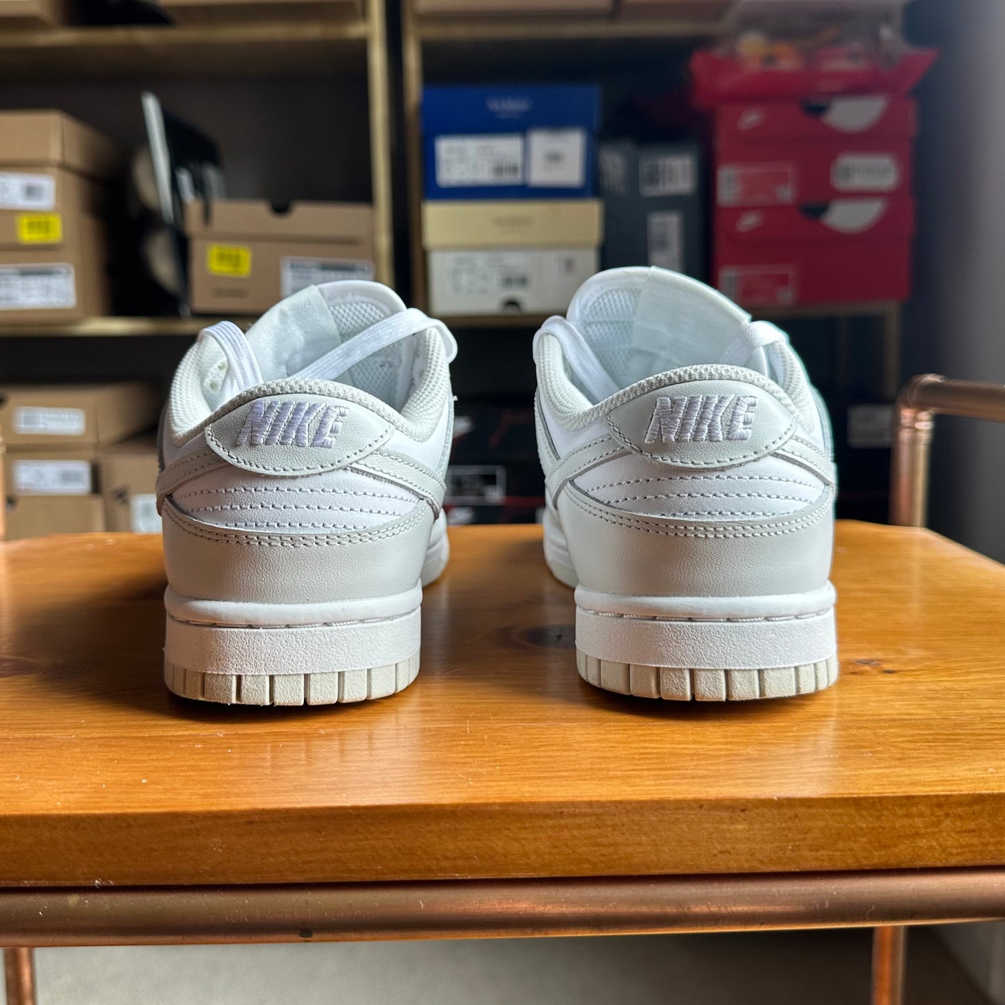 Preloved Nike Dunk Low (W) - Photon Dust (UK 3.5) - No Box