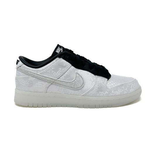 Nike Dunk Low x CLOT x Fragment - White