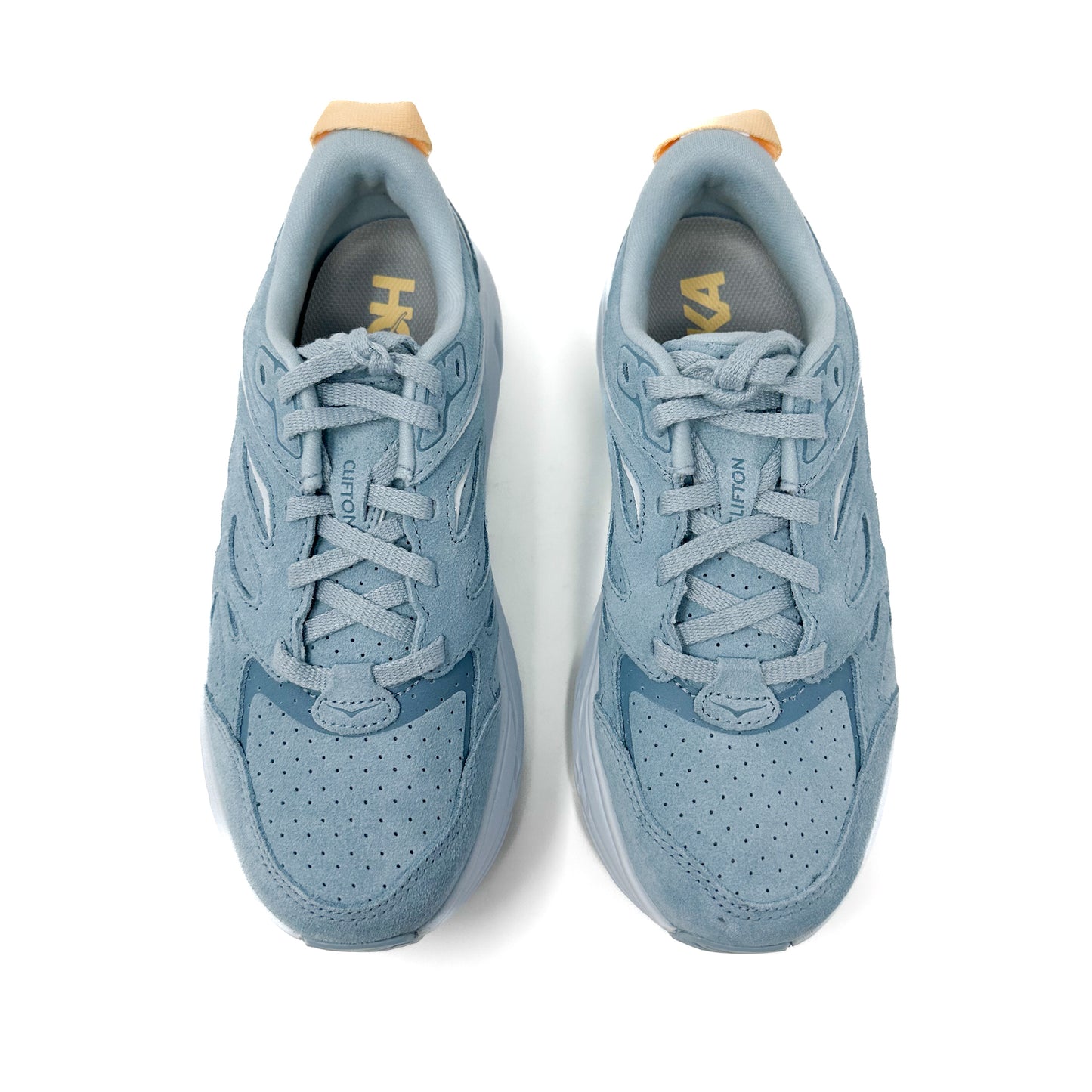 Hoka Clifton L Suede Elite Terrain System - Cloud Blue/Ice Flow