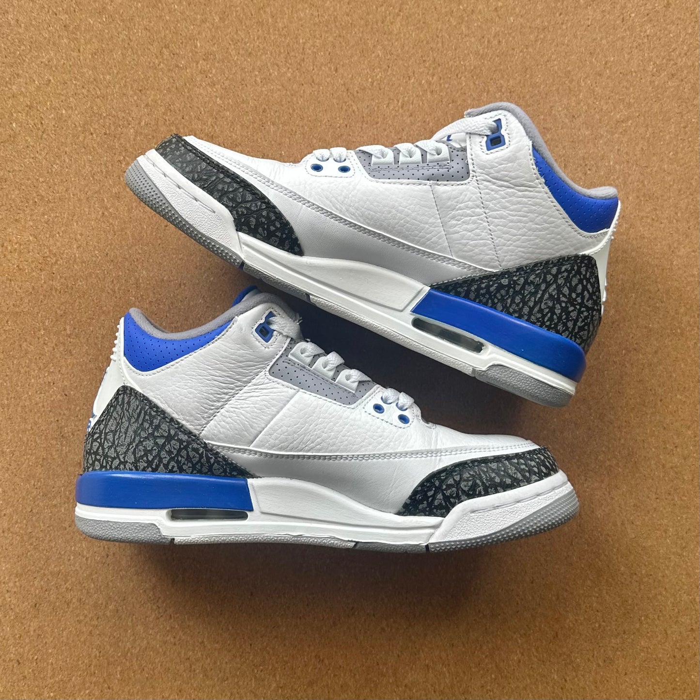 Preloved Air Jordan 3 Retro Mid GS - Racer Blue (UK 6/EU 40)