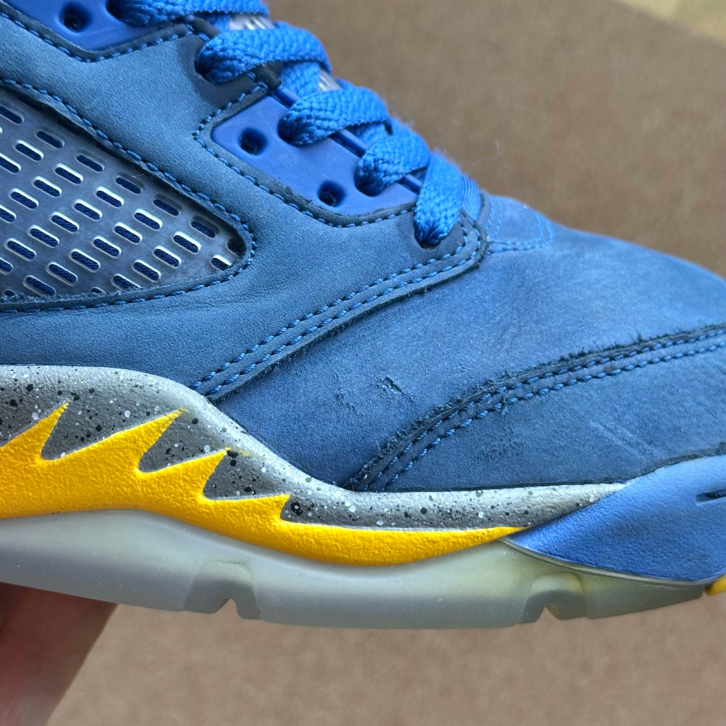 Preloved Air Jordan 5 Retro - 'Laney' Varsity Royal (UK 7)