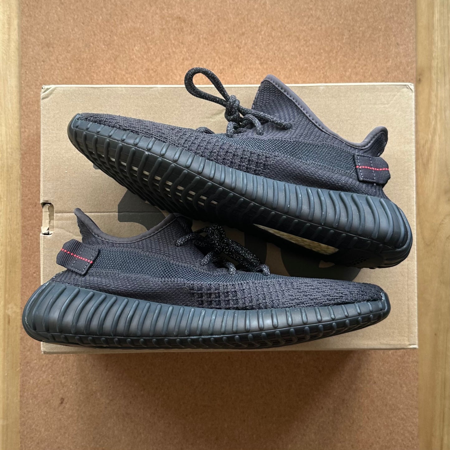 Preloved Yeezy Boost 350V2 - Black Non Reflective (UK 8.5)