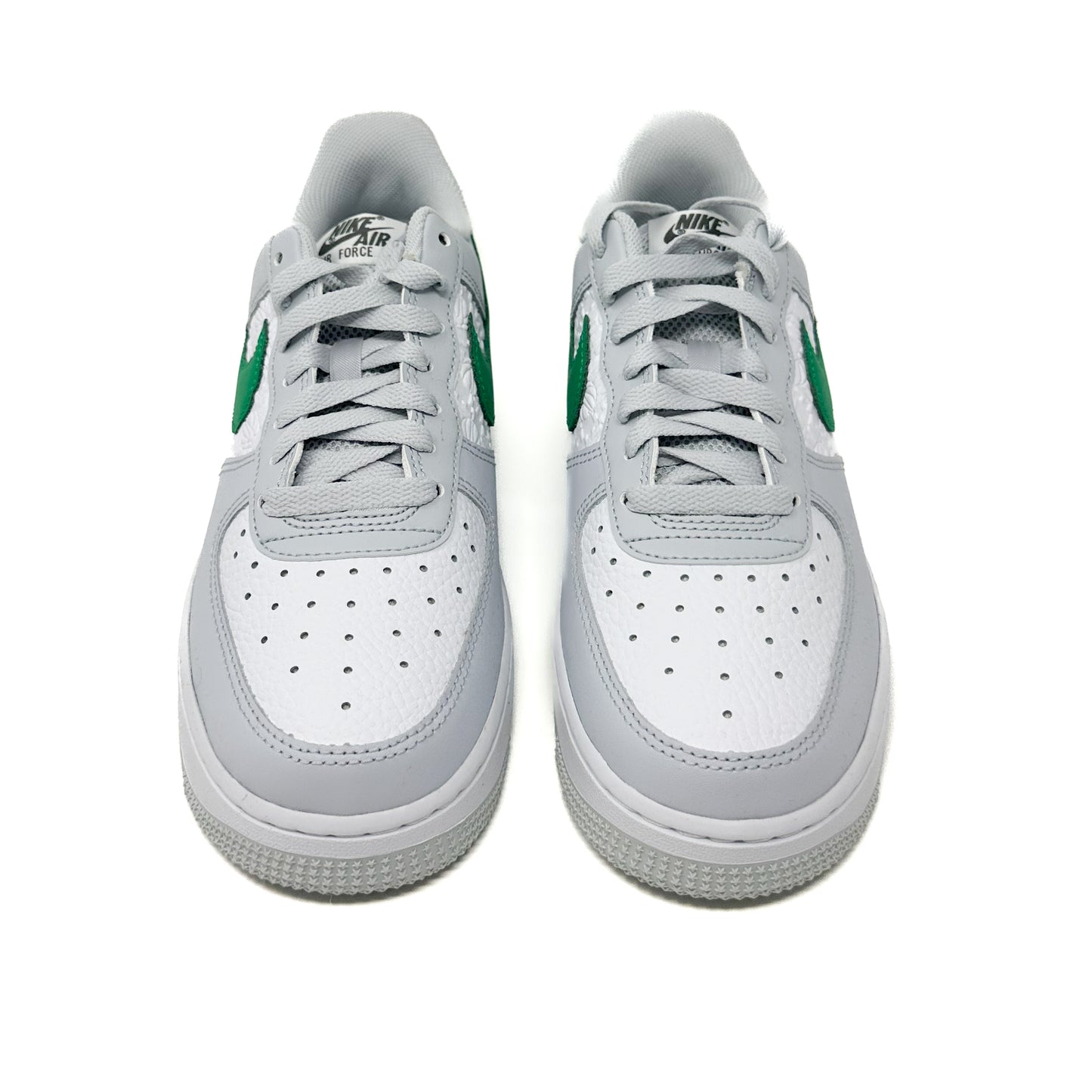 UK 5.5 - Nike Air Force 1 ’07 - Pure Platinum/Stadium Green (Missing Box Lid)