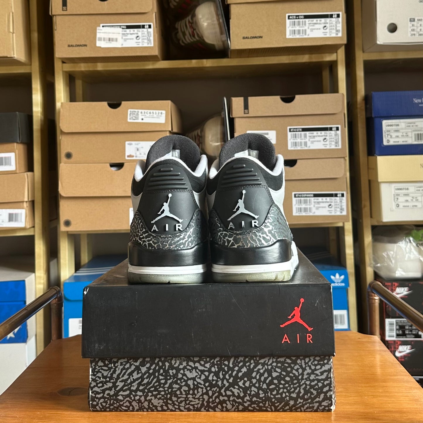 Preloved Air Jordan 3 Retro - Wolf Grey (UK 7.5)