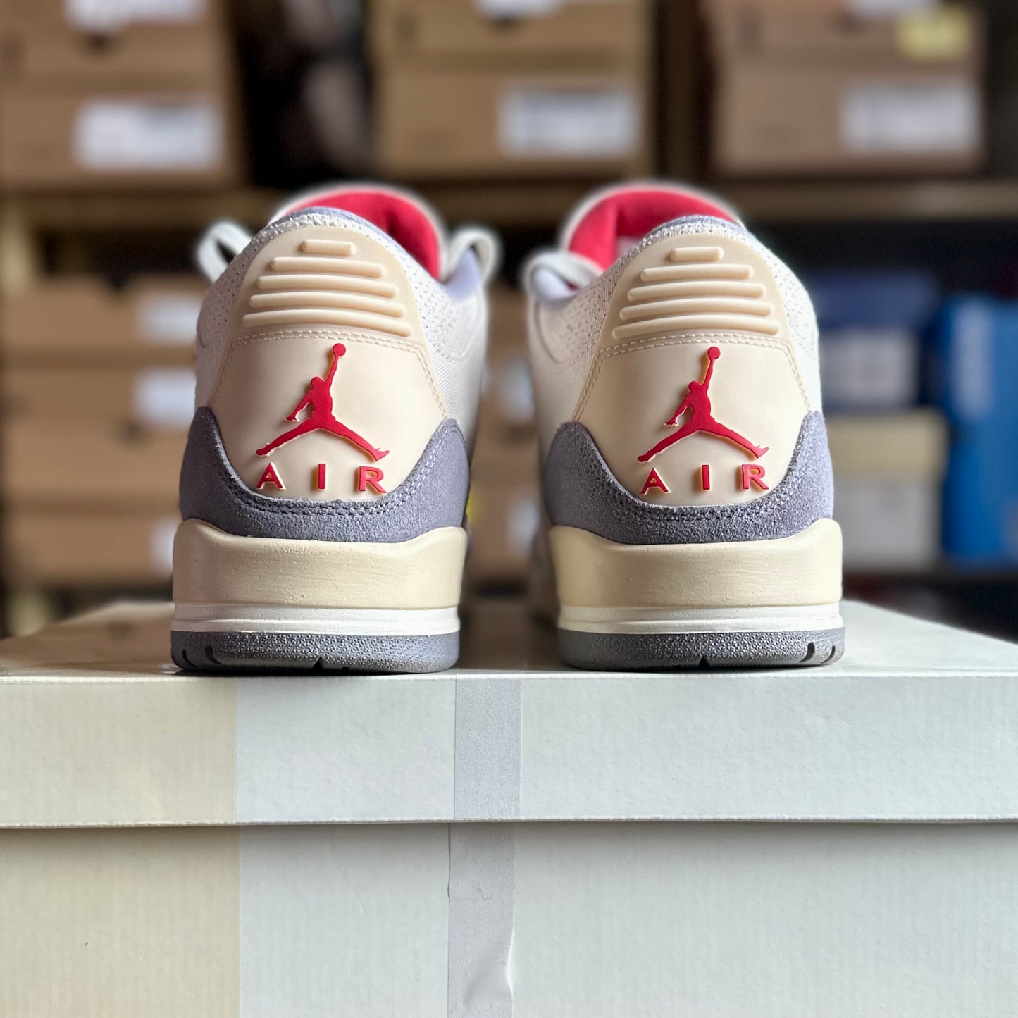 Preloved Air Jordan 3 - Muslin (UK 9.5)