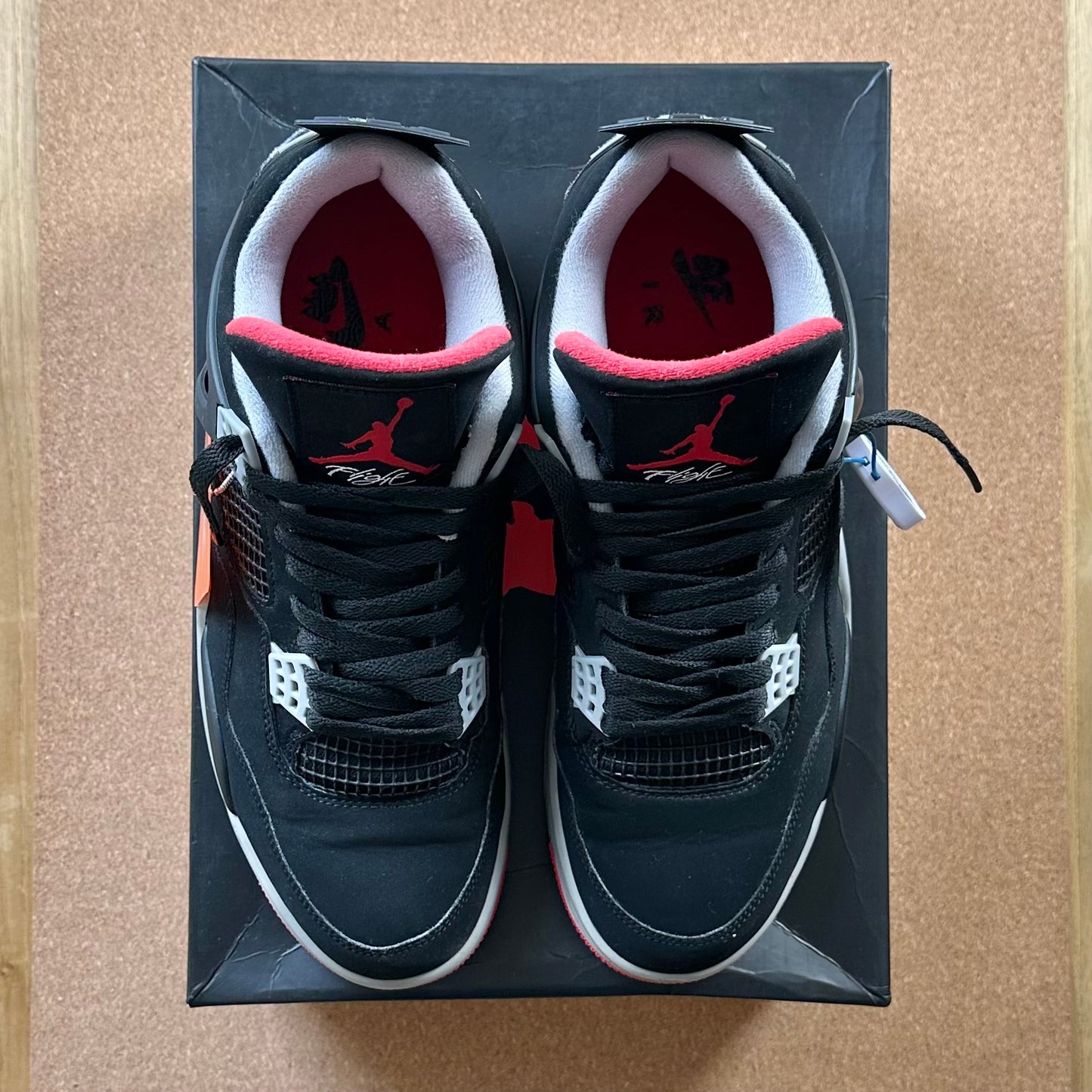 Preloved Air Jordan 4 - Bred 2019 (UK 8)