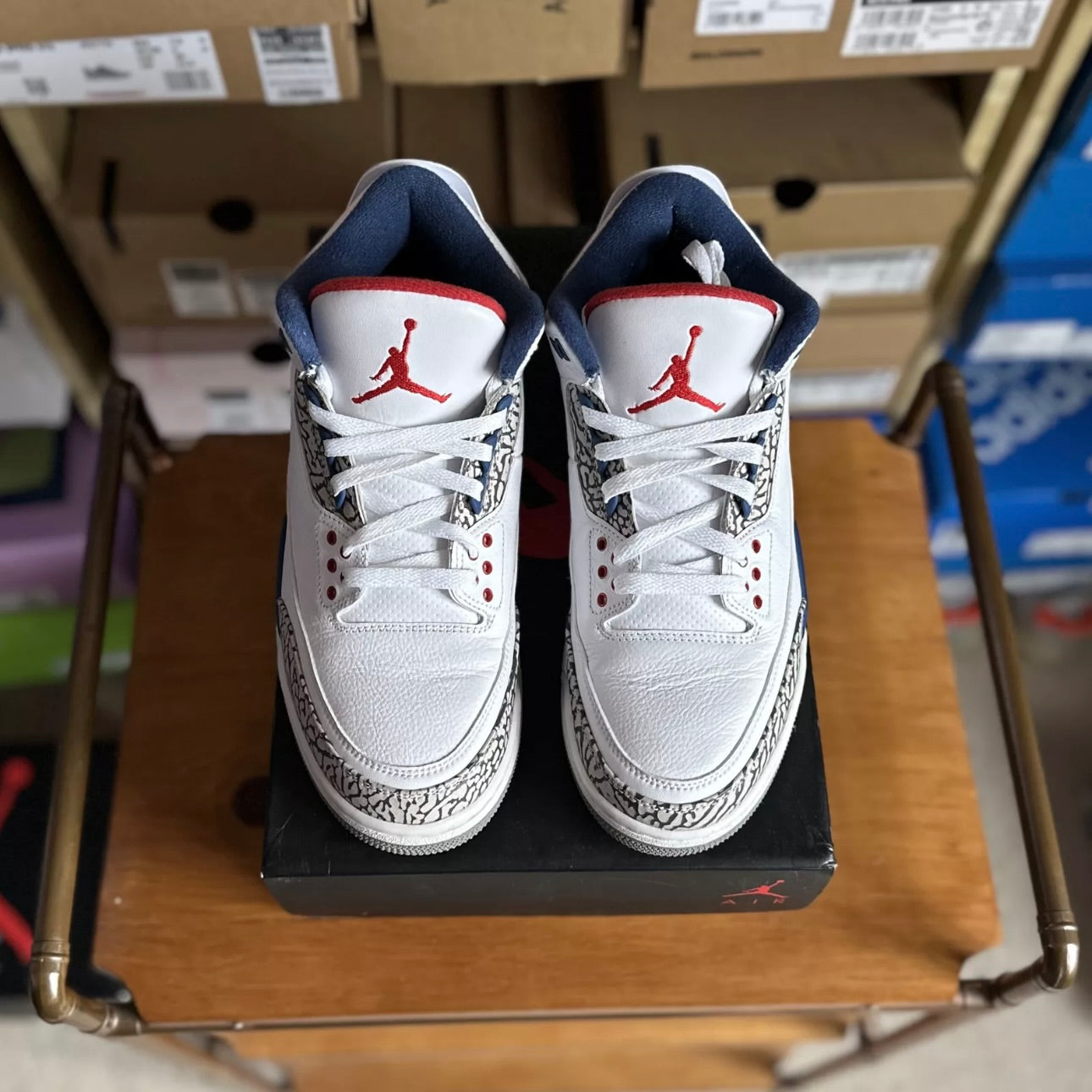 Preloved Air Jordan 3 - True Blue 2016 (UK 8)