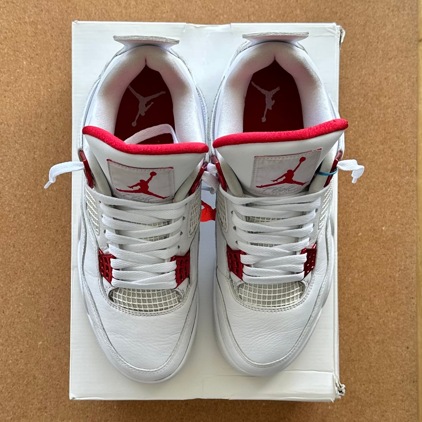 Preloved Air Jordan 4 Retro - Metallic Red (UK 8)