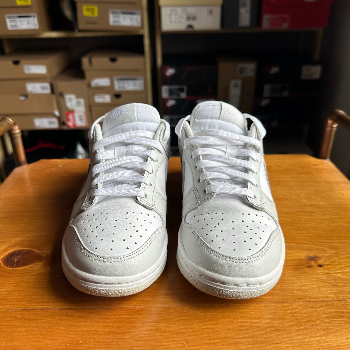 Preloved Nike Dunk Low (W) - Photon Dust (UK 3.5) - No Box