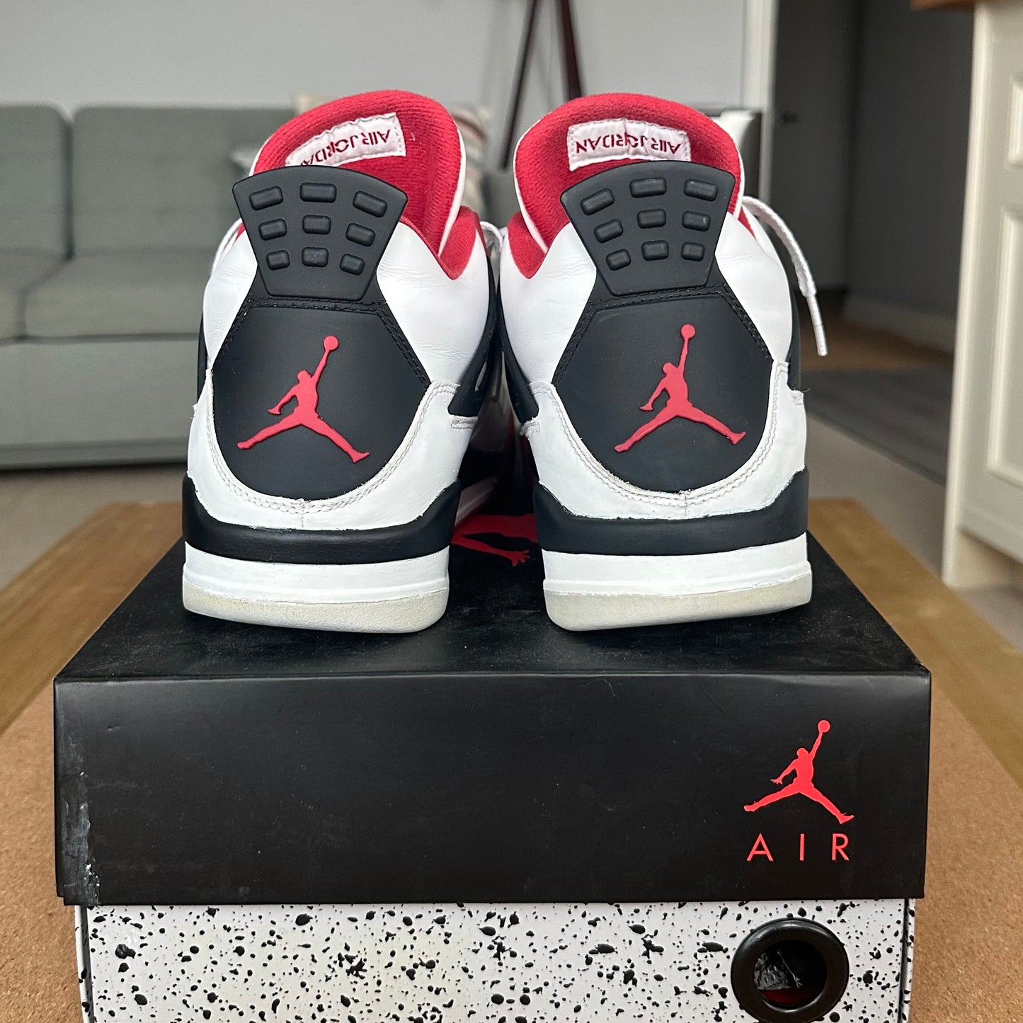 Preloved Air Jordan 4 Retro - Fire Red 2012 (UK 10)