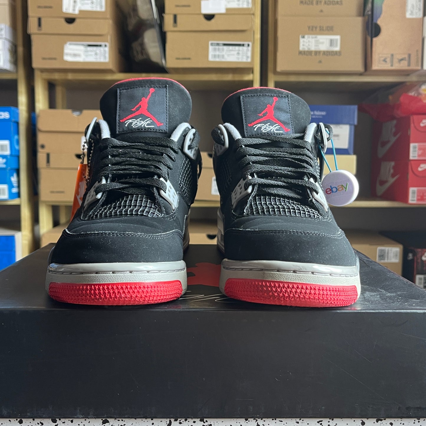 Preloved Air Jordan 4 Retro - Bred 2019 (UK 10)