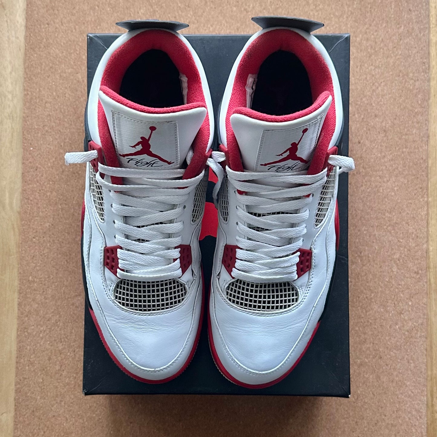 Preloved Air Jordan 4 Retro - Fire Red 2012 (UK 10)