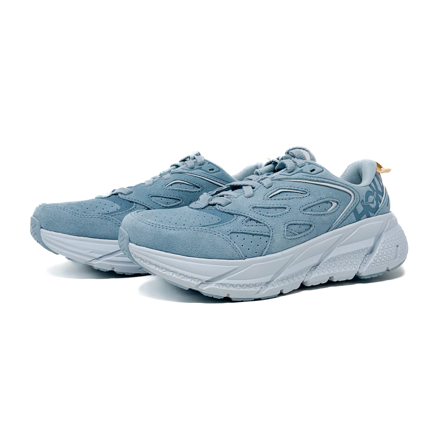 Hoka Clifton L Suede Elite Terrain System - Cloud Blue/Ice Flow