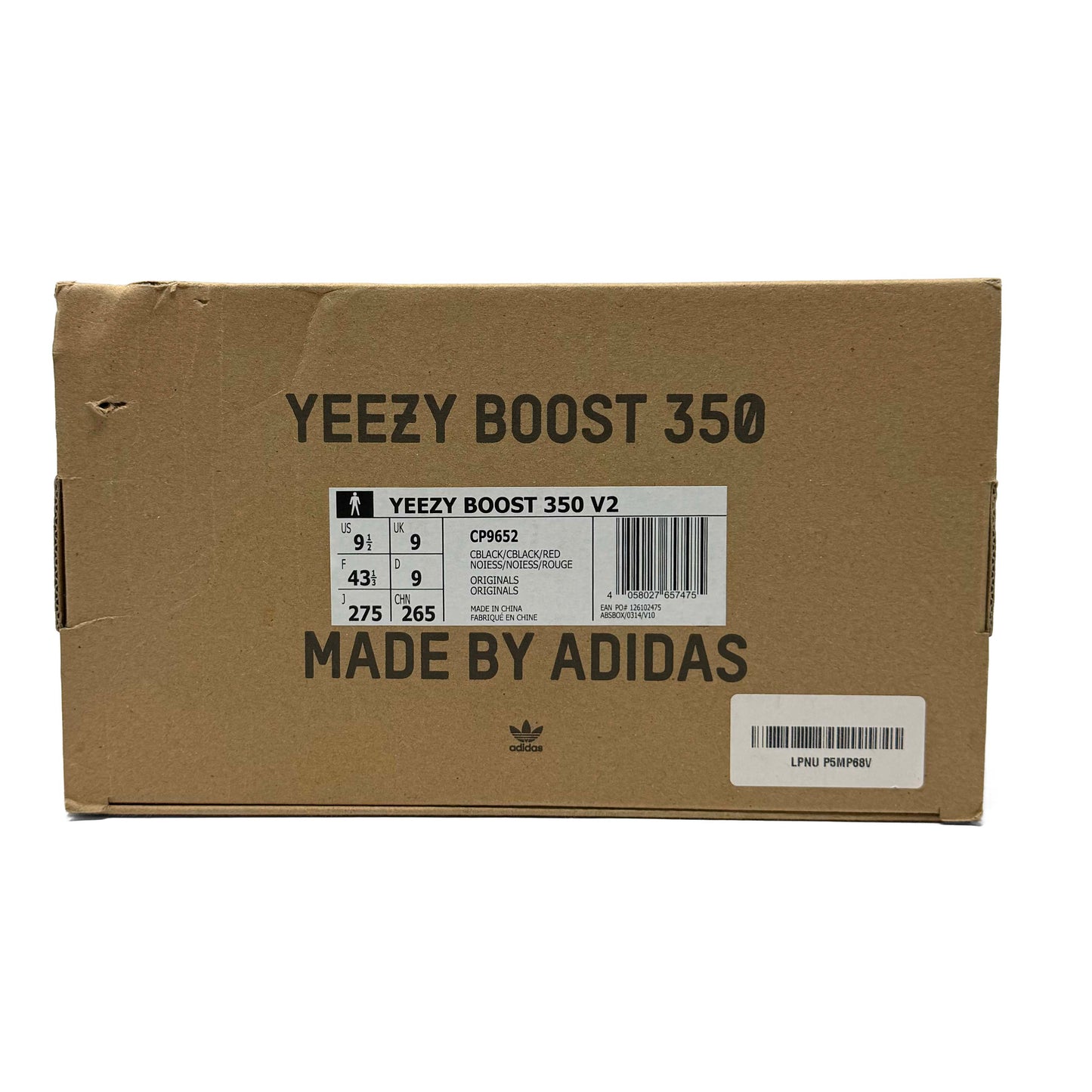 Preloved Yeezy Boost 350V2 - Bred (UK 9)