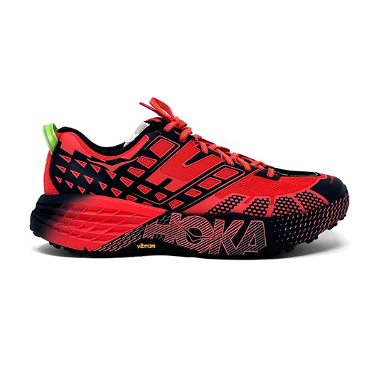 Hoka One One Speedgoat 2 - Tomato/Electric Green