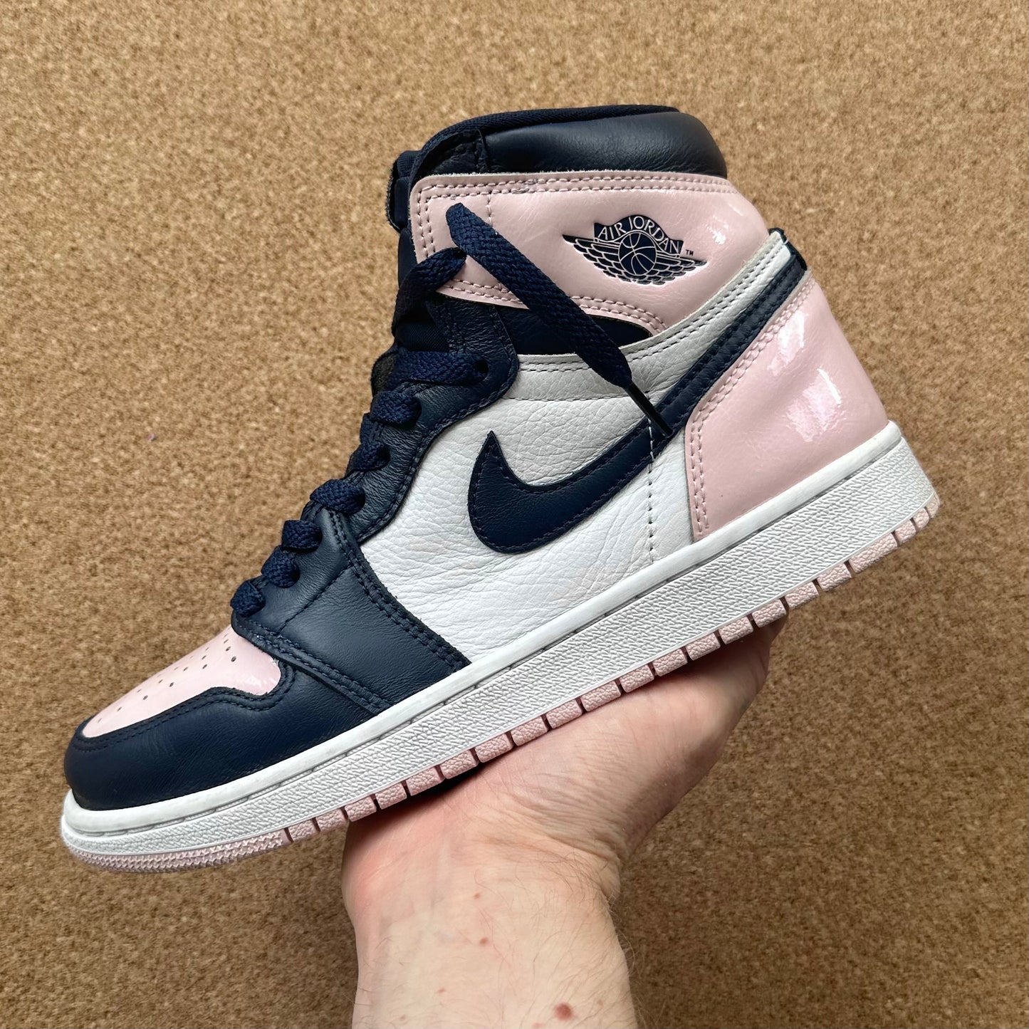Preloved Air Jordan 1 Retro High OG - Bubblegum 'Atmosphere' (UK 5)