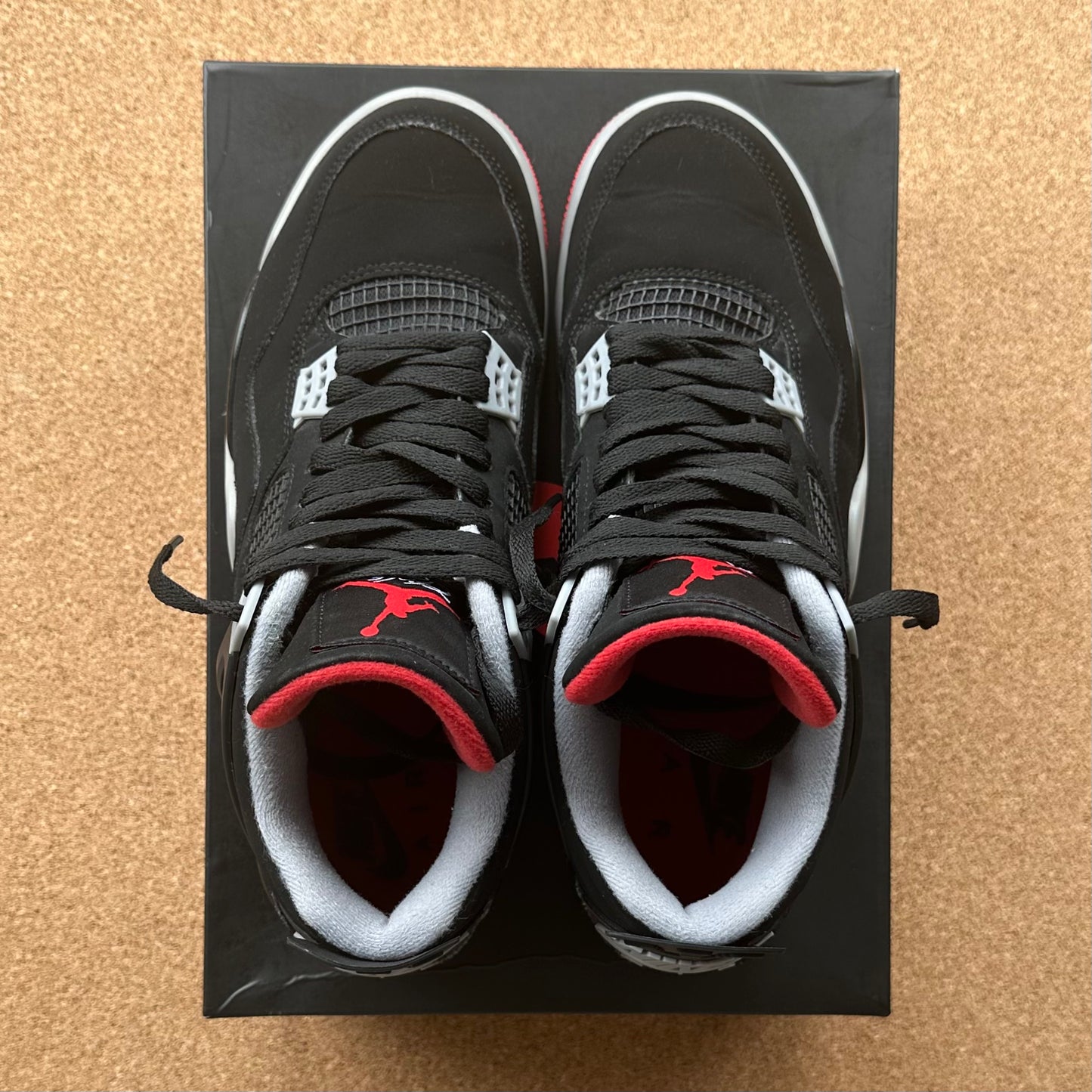 Preloved Air Jordan 4 - Bred 2019 (UK 8.5)