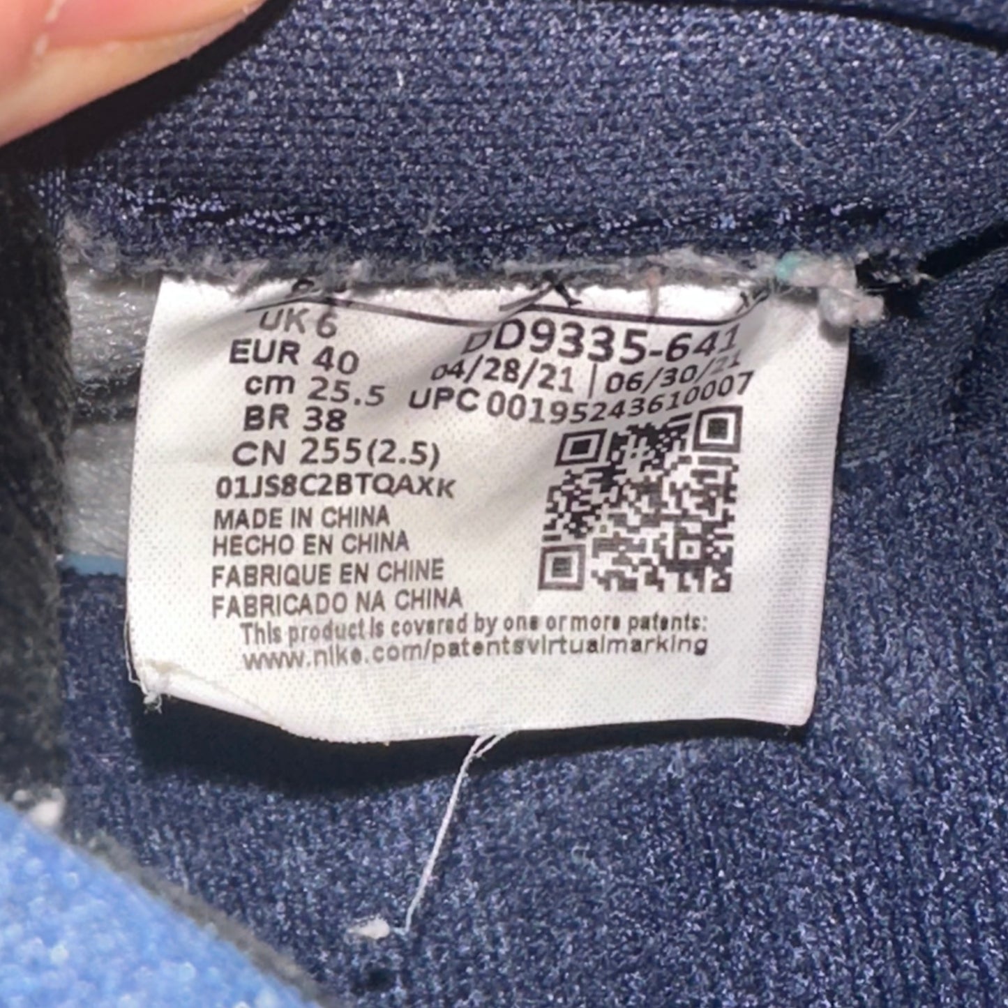 UK 6 - Air Jordan 1 Retro High OG (W) - Atmosphere 'Bubblegum'