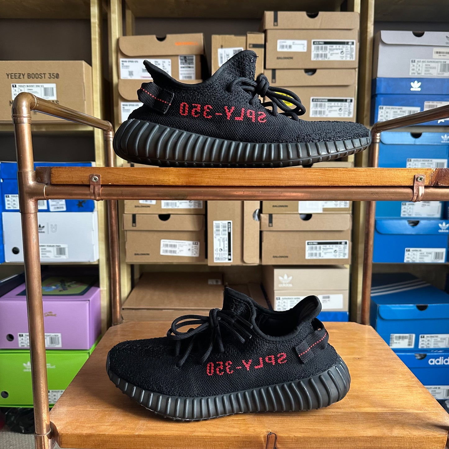 Preloved Yeezy Boost 350V2 - Bred (UK 8) - No Box