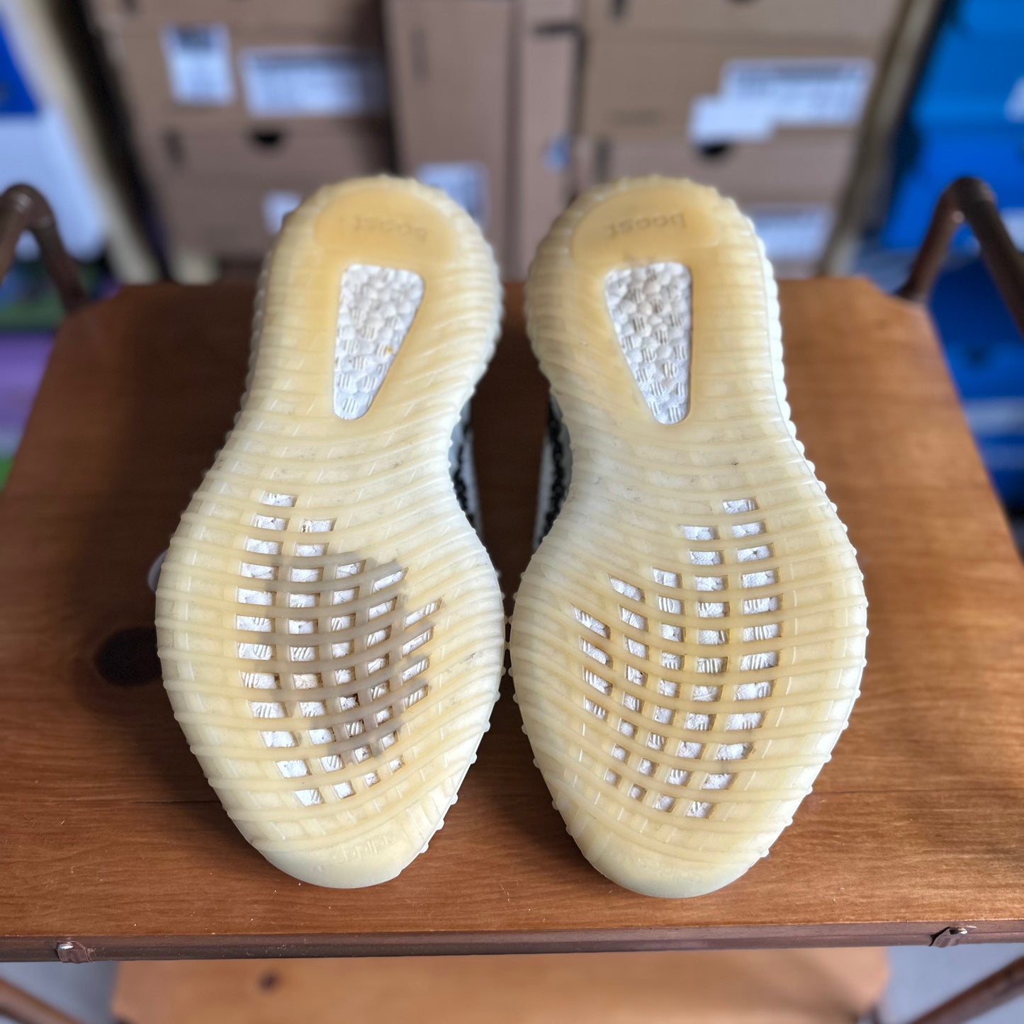 Preloved Yeezy Boost 350V2 - Zebra (UK 6) - No Box