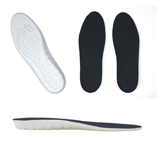 Premium Black Cushioned Foam Insoles for All Shoes