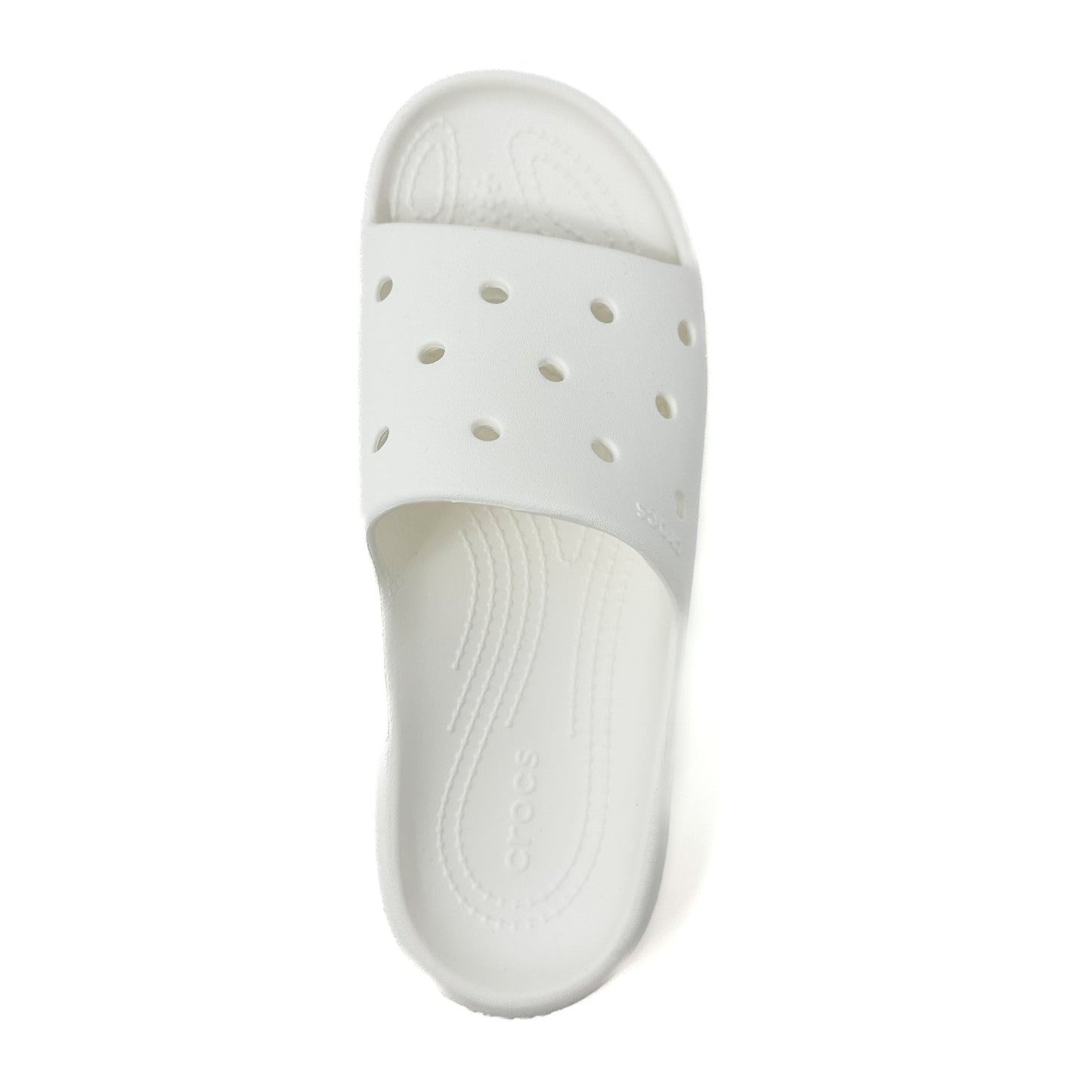 Crocs Classic Slides - White - Cherry Picked Kicks