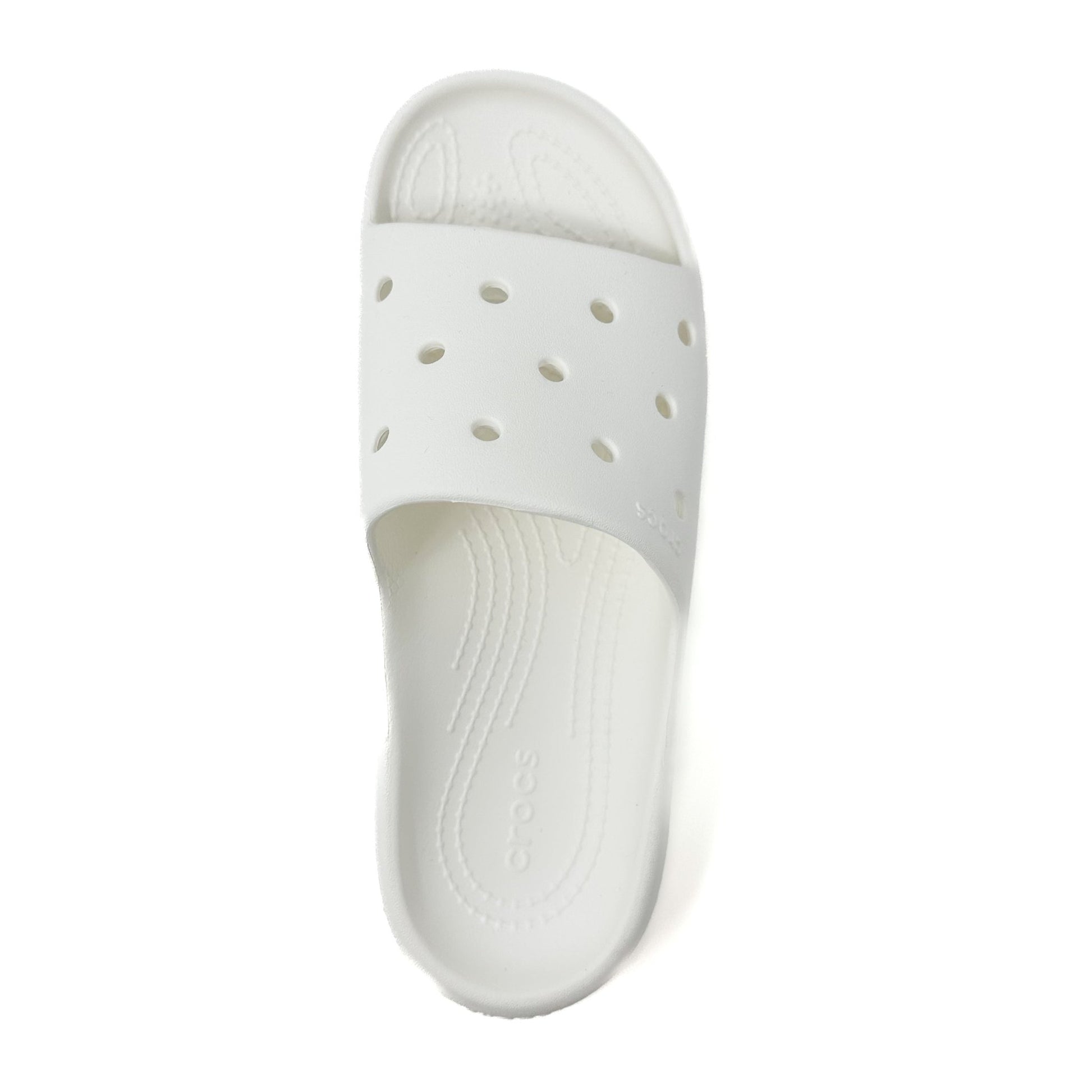 Crocs Classic Slides - White - Cherry Picked Kicks