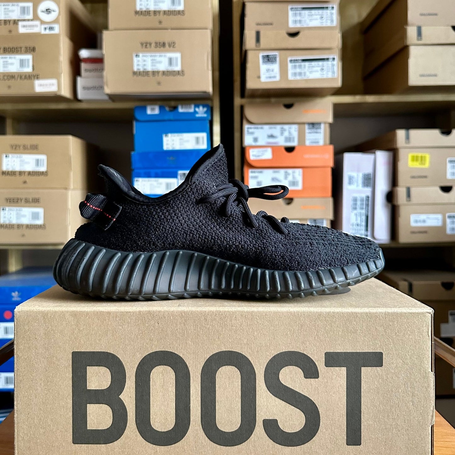 Preloved Yeezy Boost 350V2 - Bred (UK 7.5) - Cherry Picked Kicks