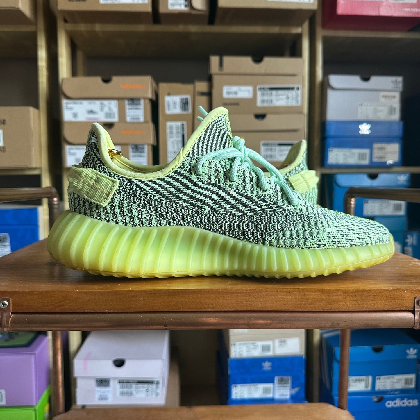 Preloved Yeezy Boost 350V2 - Yeezreel (UK 8) - No Box - Cherry Picked Kicks