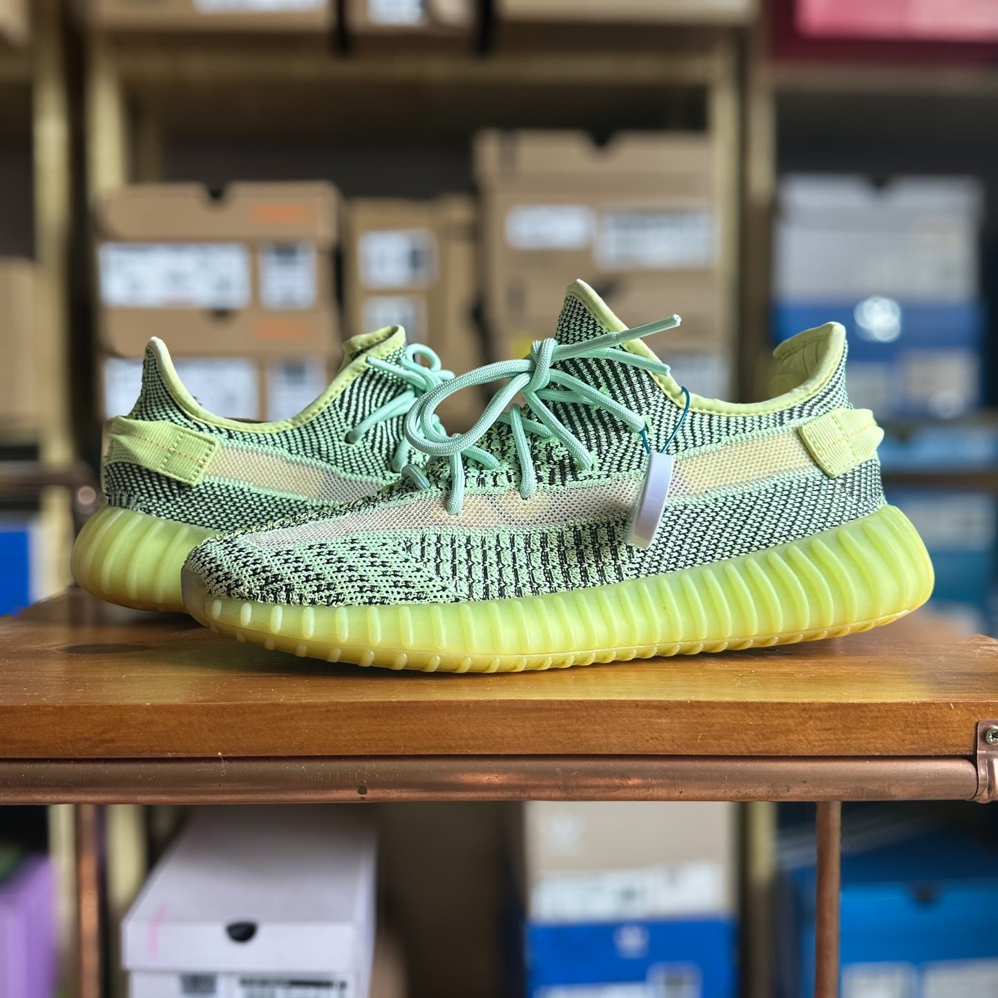 Preloved Yeezy Boost 350V2 - Yeezreel (UK 8) - No Box - Cherry Picked Kicks