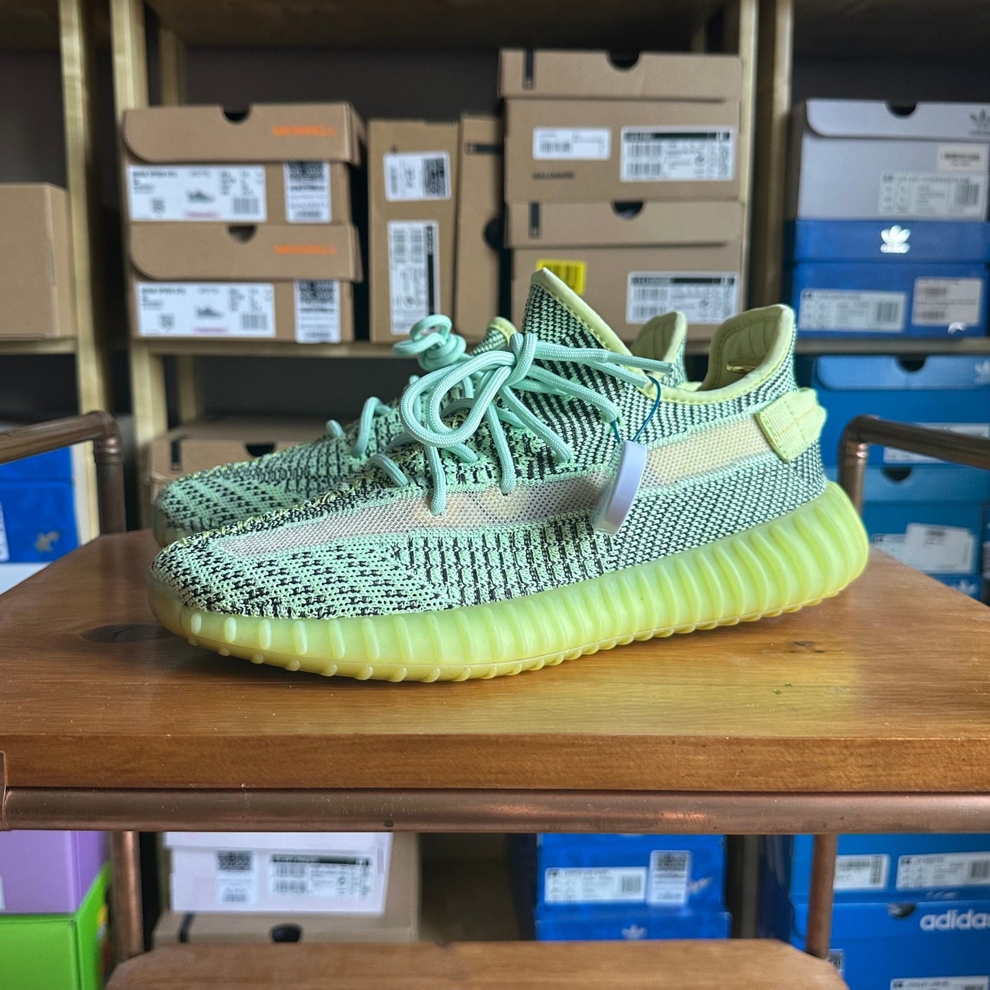 Preloved Yeezy Boost 350V2 - Yeezreel (UK 8) - No Box - Cherry Picked Kicks