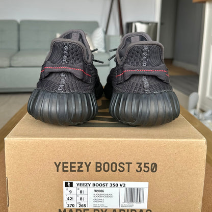 Preloved Yeezy Boost 350V2 - Black Non Reflective (UK 8.5)