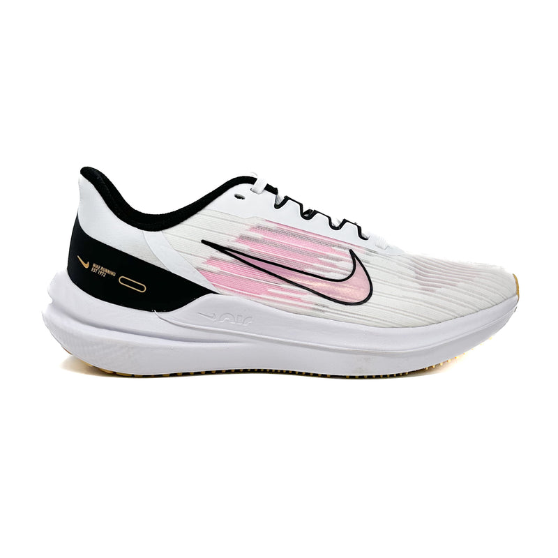 Nike Air Winflo 9 (W) - White/Pink Shell/Black