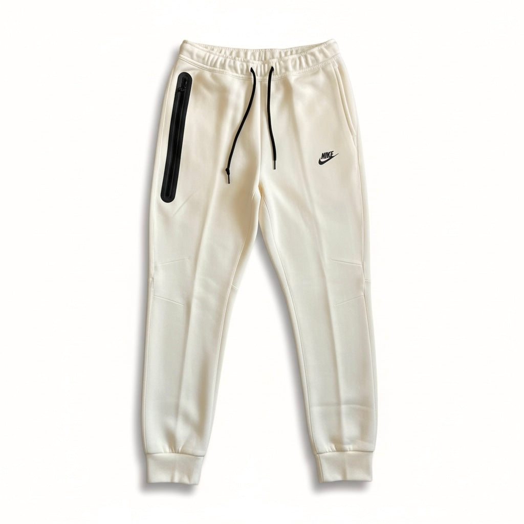 Nike Tech Fleece Joggers - Coconut Milk/Black