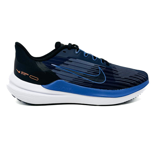 Nike Air Winflo 9 - Black/Blue (Missing Box Lid)