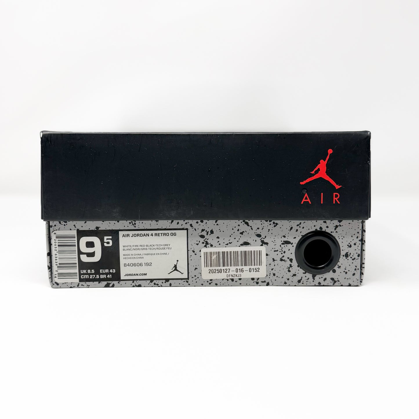 Preloved Air Jordan 4 Retro OG Mid - White Cement 2015 (UK 8.5)
