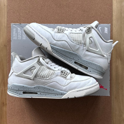 Preloved Air Jordan 4 Retro - White Oreo (UK 8.5)
