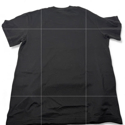 Size S - Corteiz Santan Alcatraz Tee - Black/Orange Flame