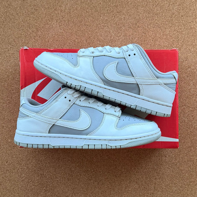 Preloved Nike Dunk Low Retro - White Grey (UK 7.5)