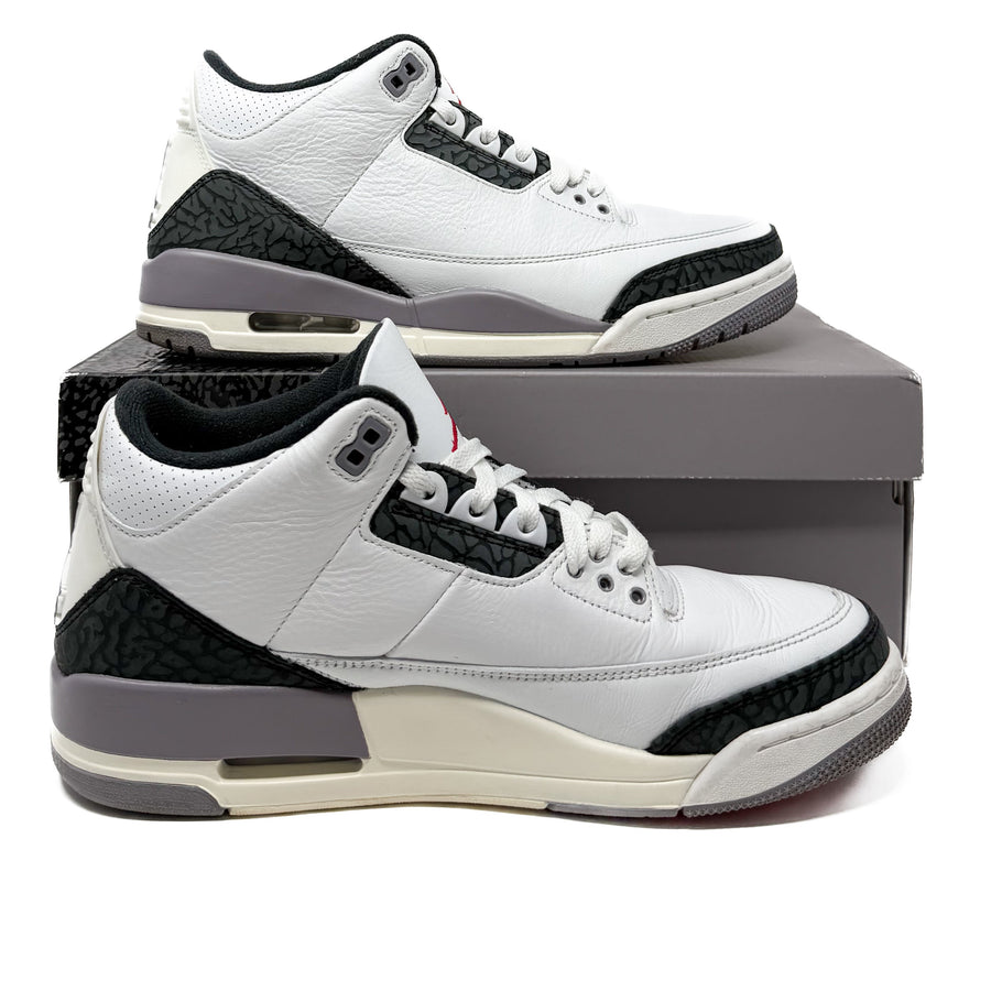 Preloved Air Jordan 3 Retro - Cement Grey
