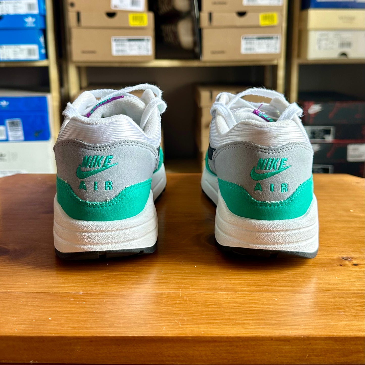 Preloved Nike Air Max 1 - Clear Emerald 2018 (UK 4) - No Box
