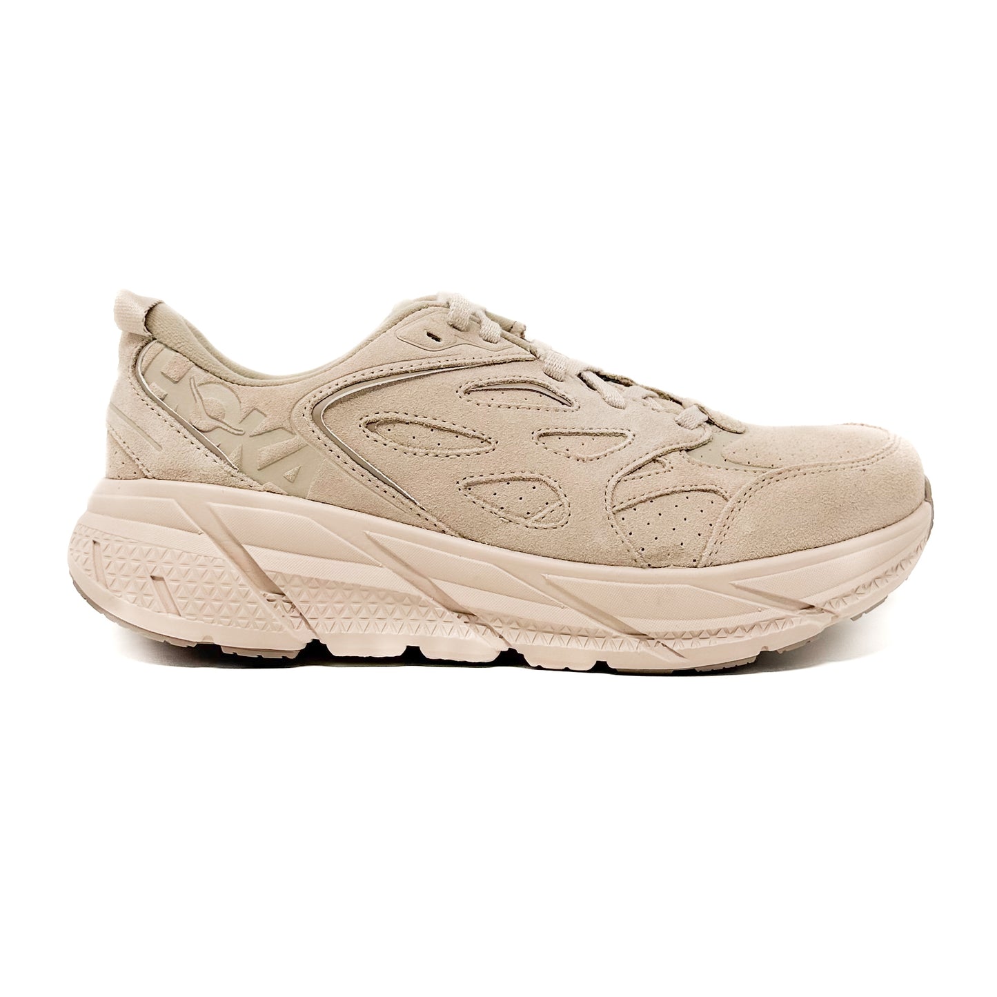 Hoka Clifton L Suede Elite Terrain System - Simple Taupe/Pumice