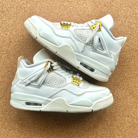 Preloved Air Jordan 4 Retro (W) - Metallic Gold (UK 6/EU 40)