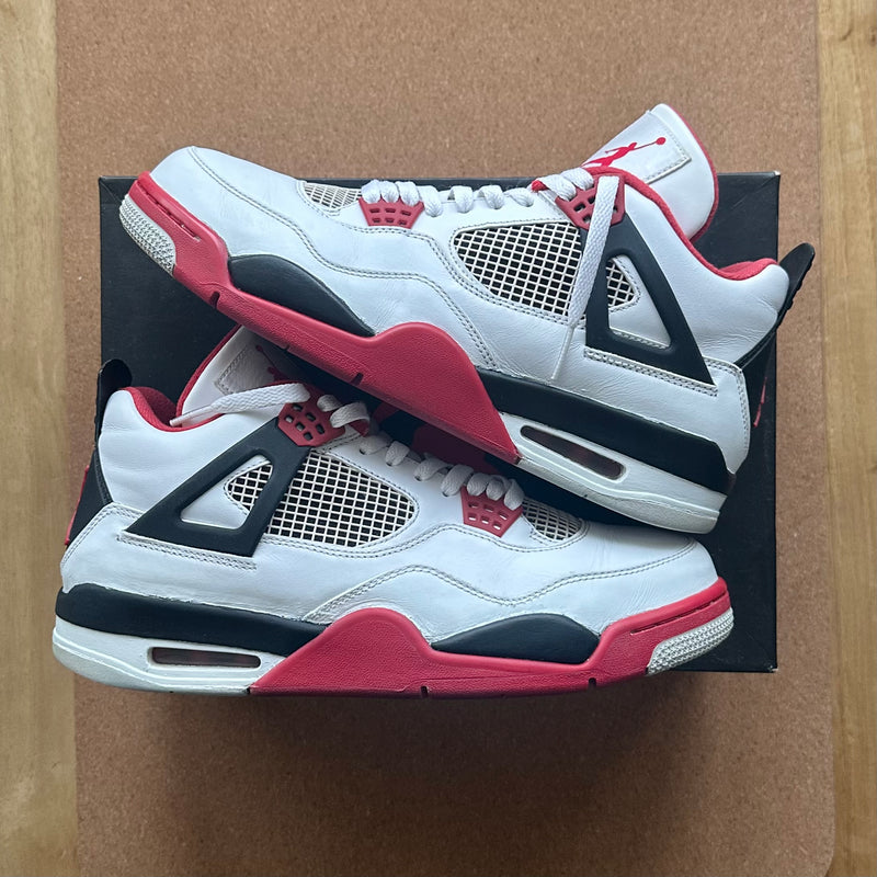 Preloved Air Jordan 4 Retro - Fire Red 2012 (UK 10)
