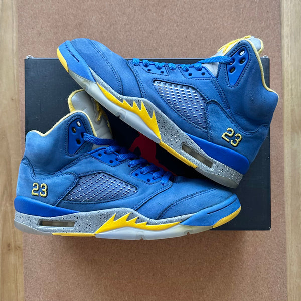 Preloved Air Jordan 5 Retro - 'Laney' Varsity Royal (UK 7)