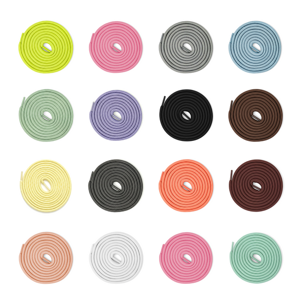 Round Rope Laces | For Nike, Adidas & More | Narrow Aglet Design