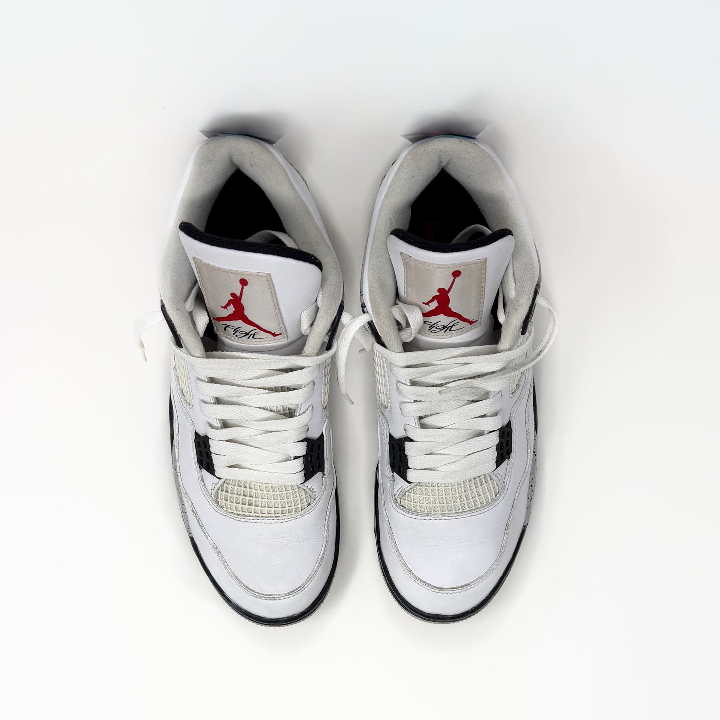 Preloved Air Jordan 4 Retro OG Mid - White Cement 2015 (UK 8.5)